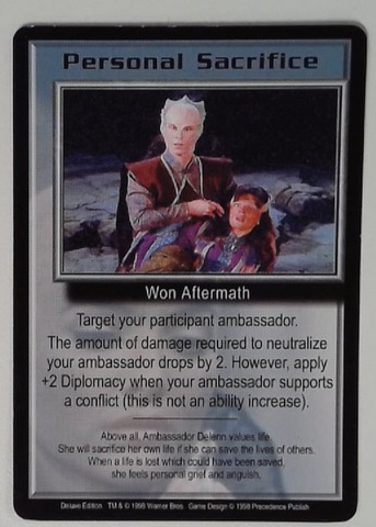 Personal Sacrifice - Fixed